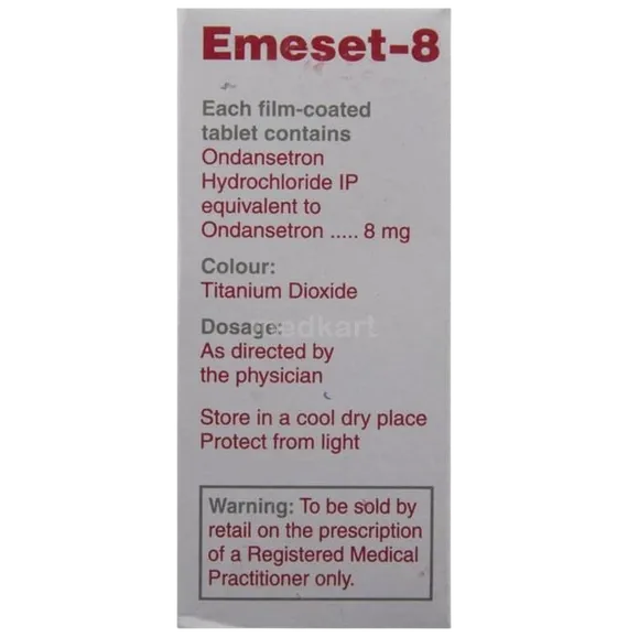 emeset 8mg tablet 10's
